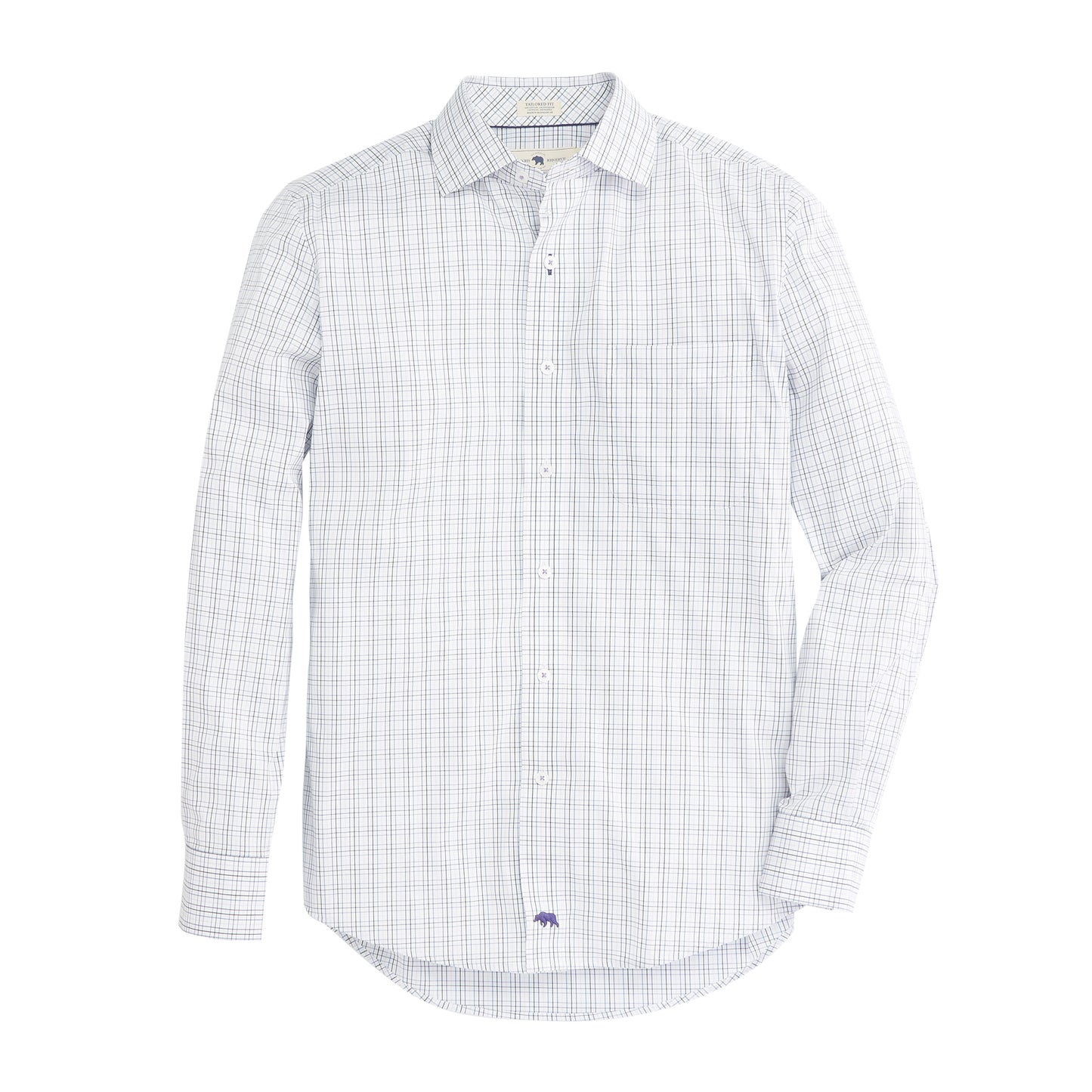 Gannett Tailored Fit Spread Quad Button Down