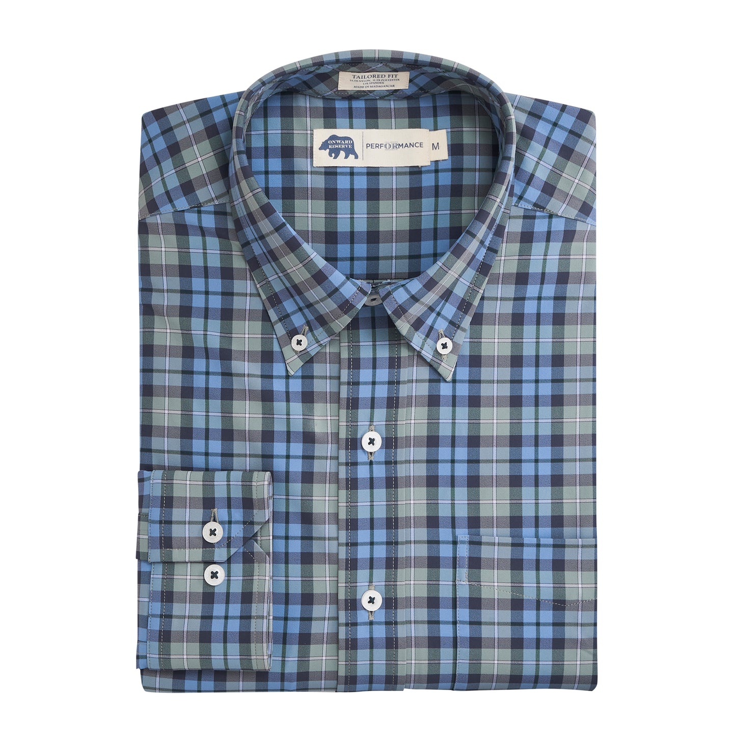 Gibbon Tailored Fit Performance Button Down