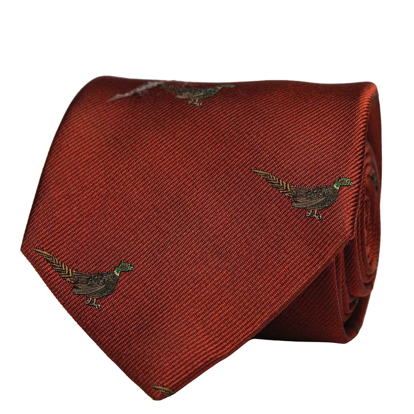 Ring Neck Tie - Orange
