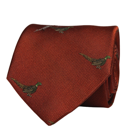 Ring Neck Tie - Orange