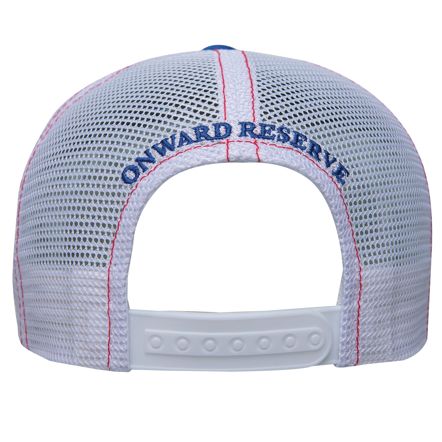 SMU Super Stripe Vintage Trucker - Red