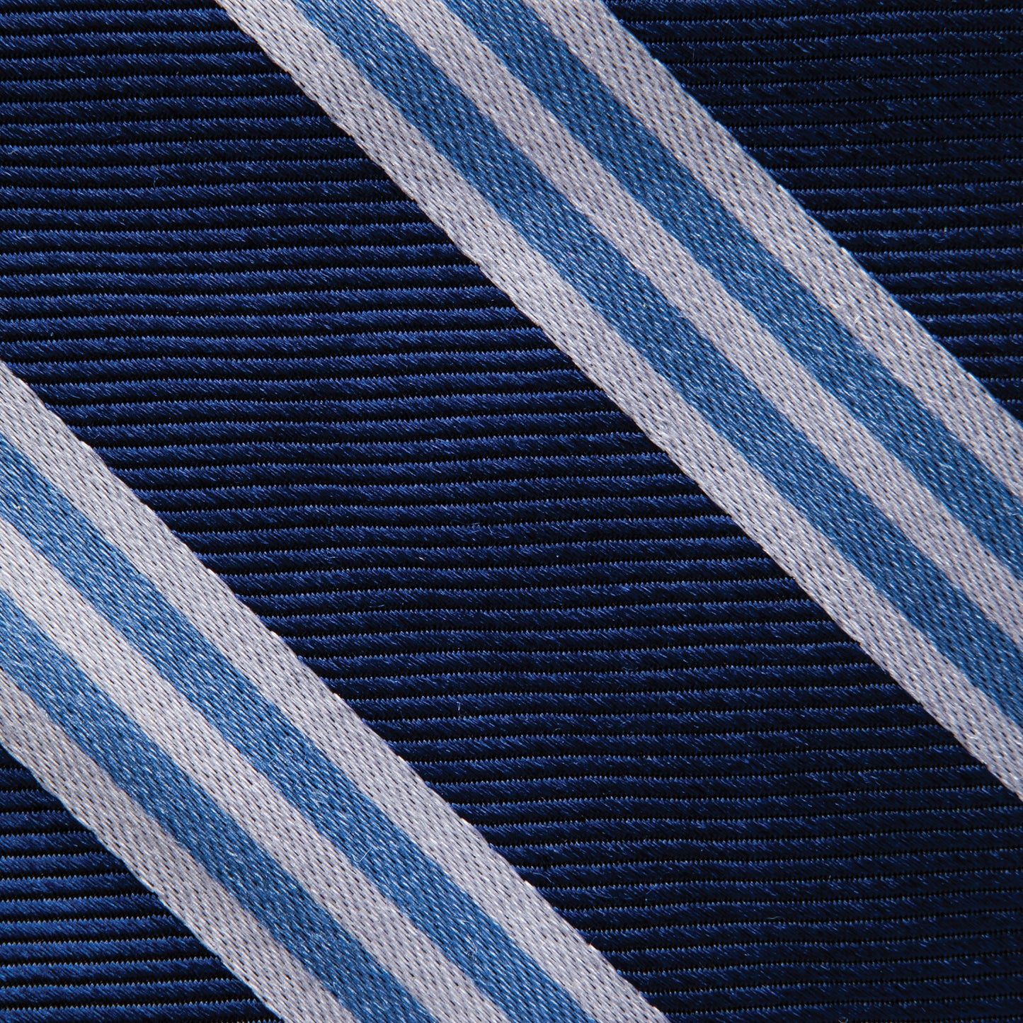On Air Stripe Tie - Navy/Blue