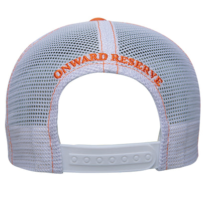 Clemson Super Stripe Vintage Trucker - Orange