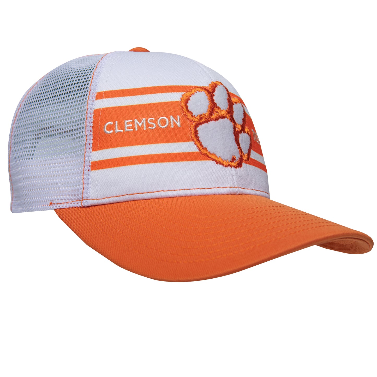 Clemson Super Stripe Vintage Trucker - Orange