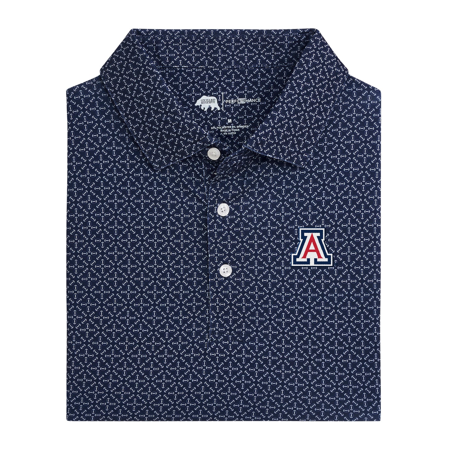 Arizona A Gameday Printed Performance Polo - Naval Academy