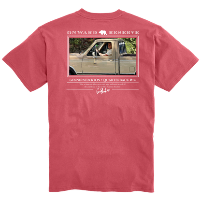 Gunner Stockton Tee - Washed Red