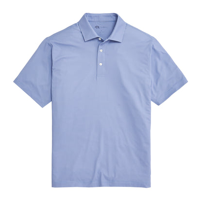 Hairline Stripe Performance Polo - Cosmic Sky