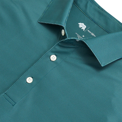 Hairline Stripe Performance Polo - Titan