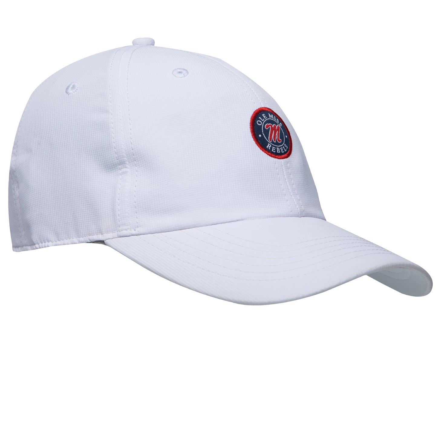Ole Miss Club Performance Hat - White