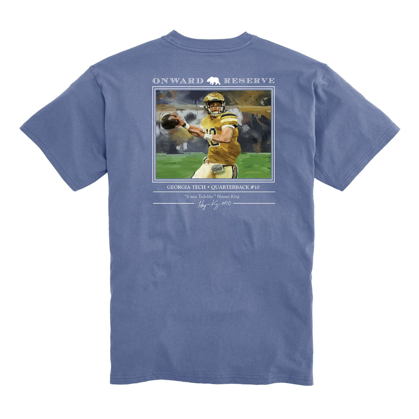 Haynes King Tee - Washed Blue