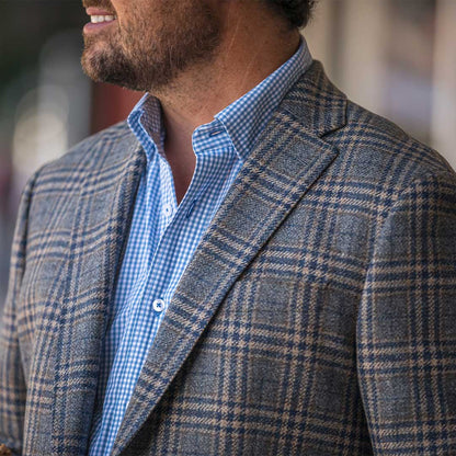 Di Pray Highrise Plaid Sport Coat