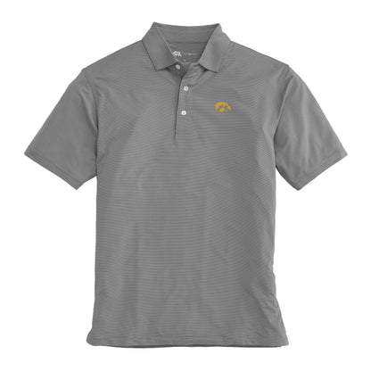 Hairline Stripe Iowa Performance Polo