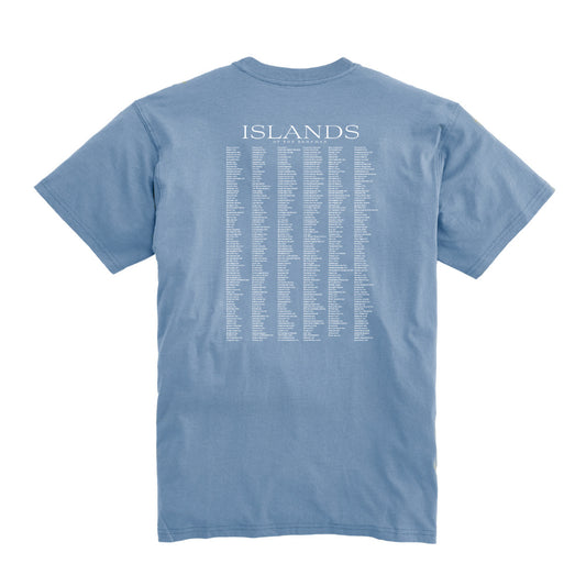 Islands of the Bahamas Tee - Washed Blue