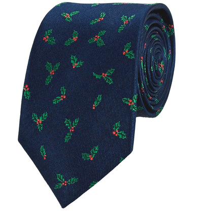Holly Tie - Classic Navy