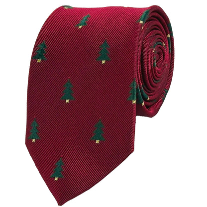 Christmas Tree Tie - Red