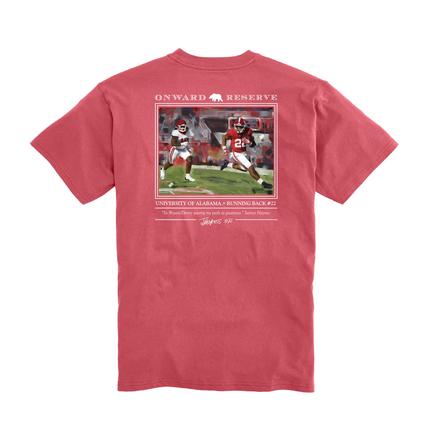 Justice Haynes Tee - Washed Red