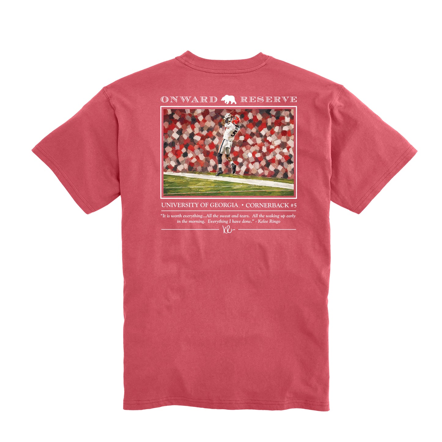 UGA Kelee Ringo Tee - Washed Red