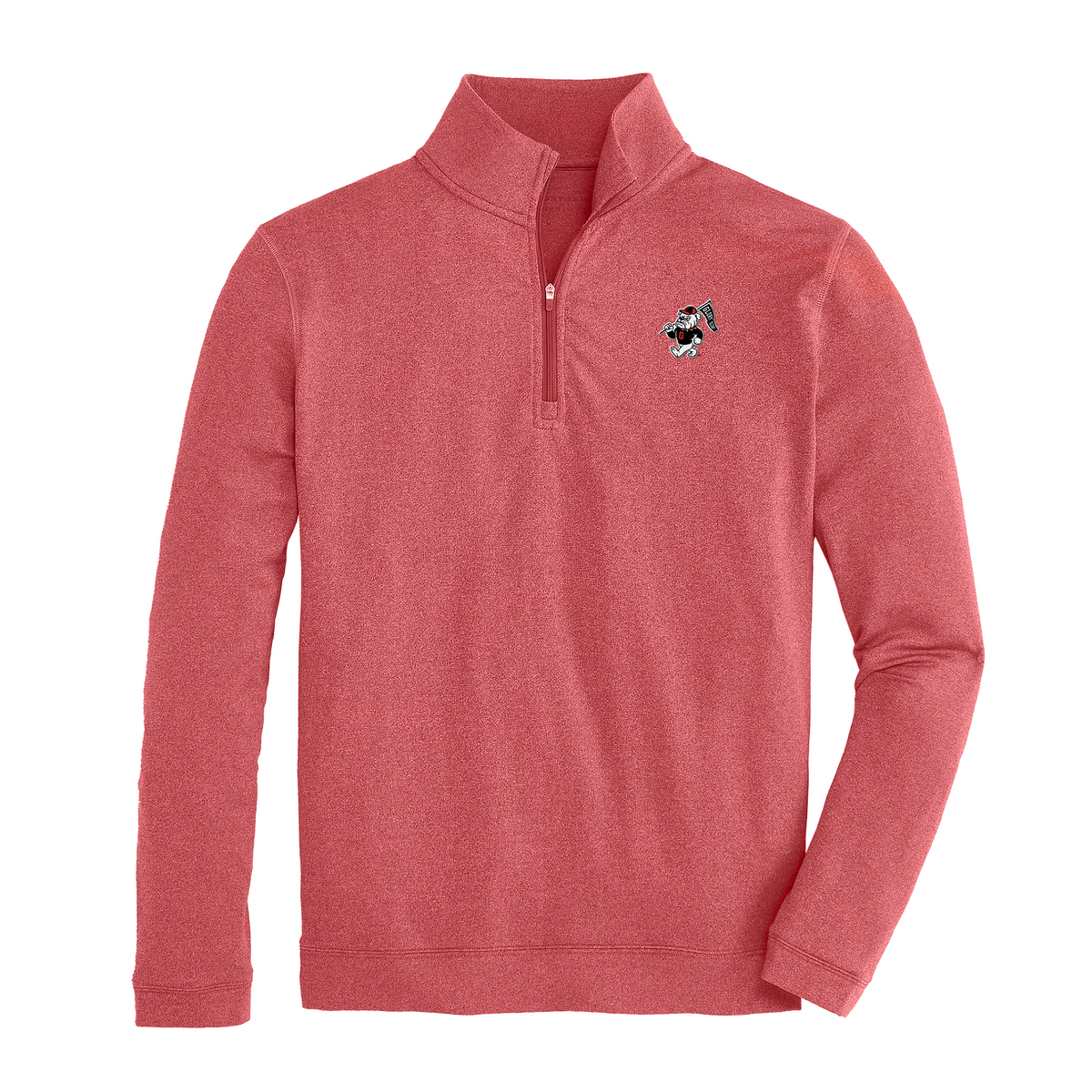 UGA Glory Glory Flow Performance 1/4 Zip - Red
