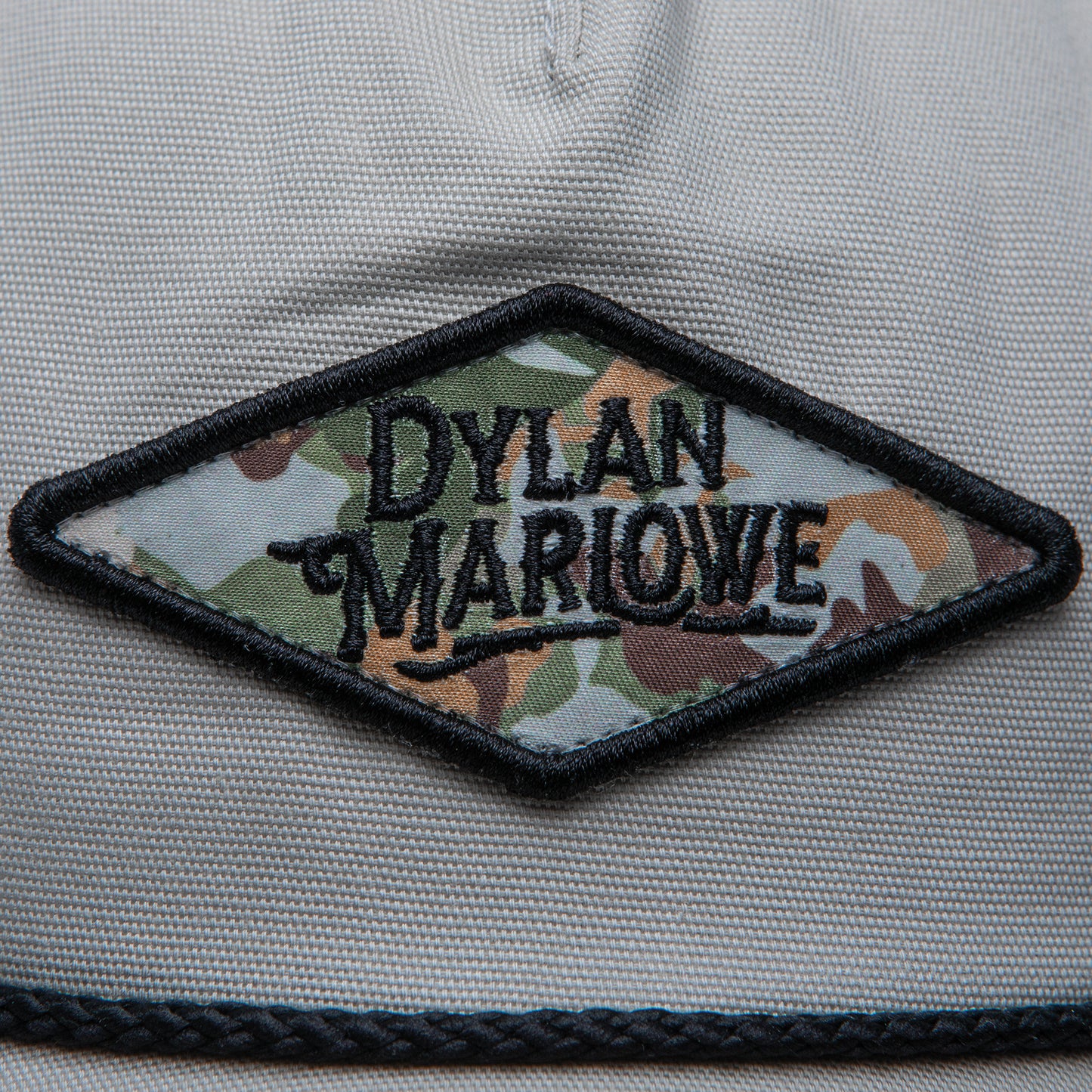 Dylan Marlowe Camo Patch Rope Hat