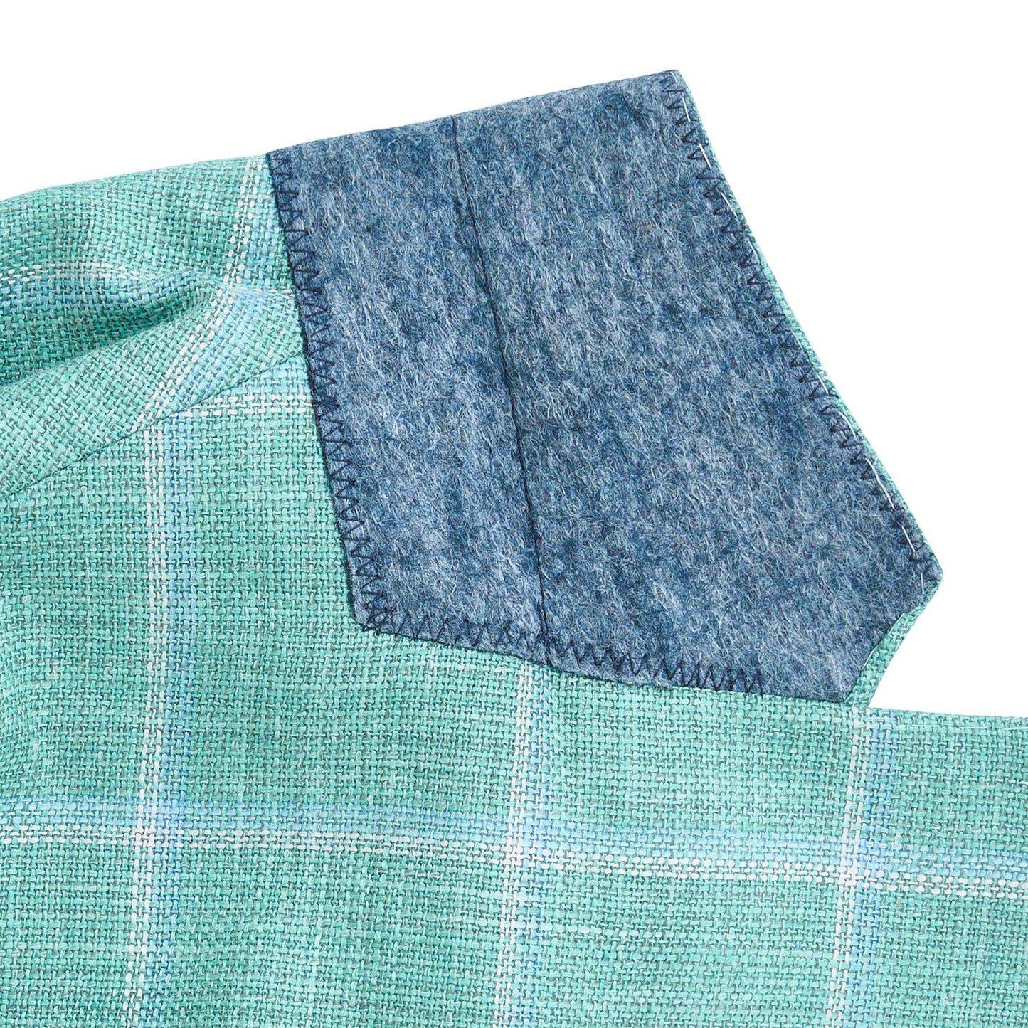 Loro Piana Sea Foam Windowpane Sport Coat