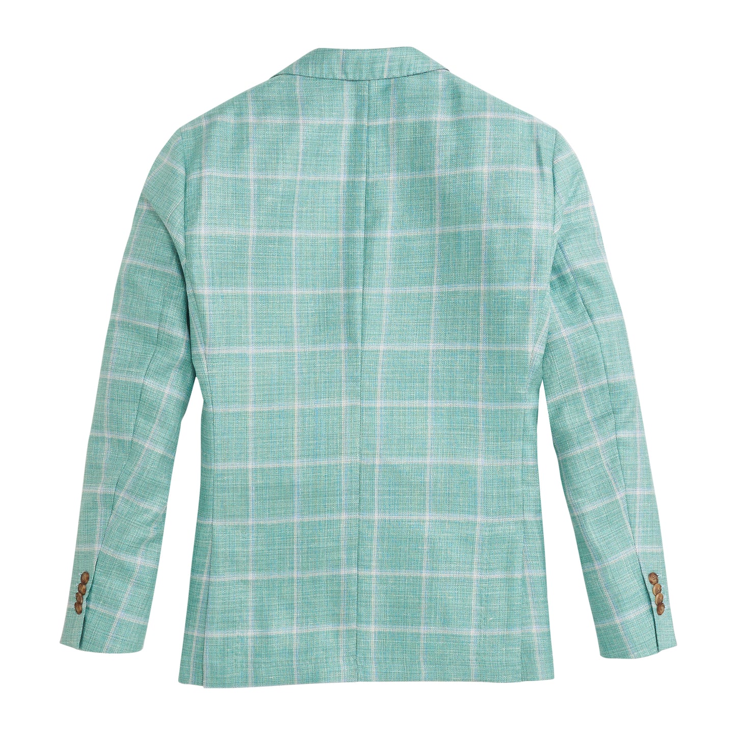 Loro Piana Sea Foam Windowpane Sport Coat