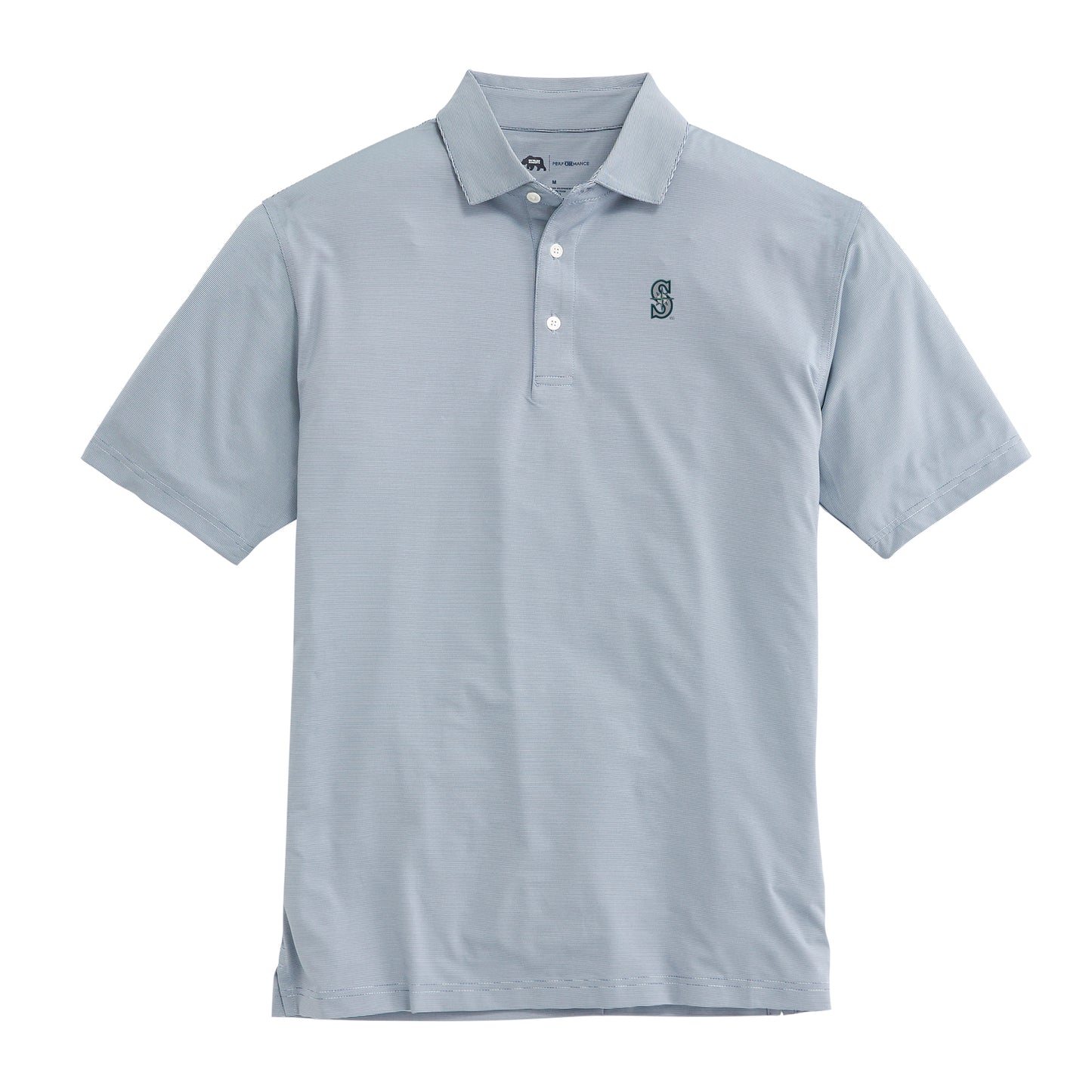 Seattle Mariners Hairline Stripe Performance Polo