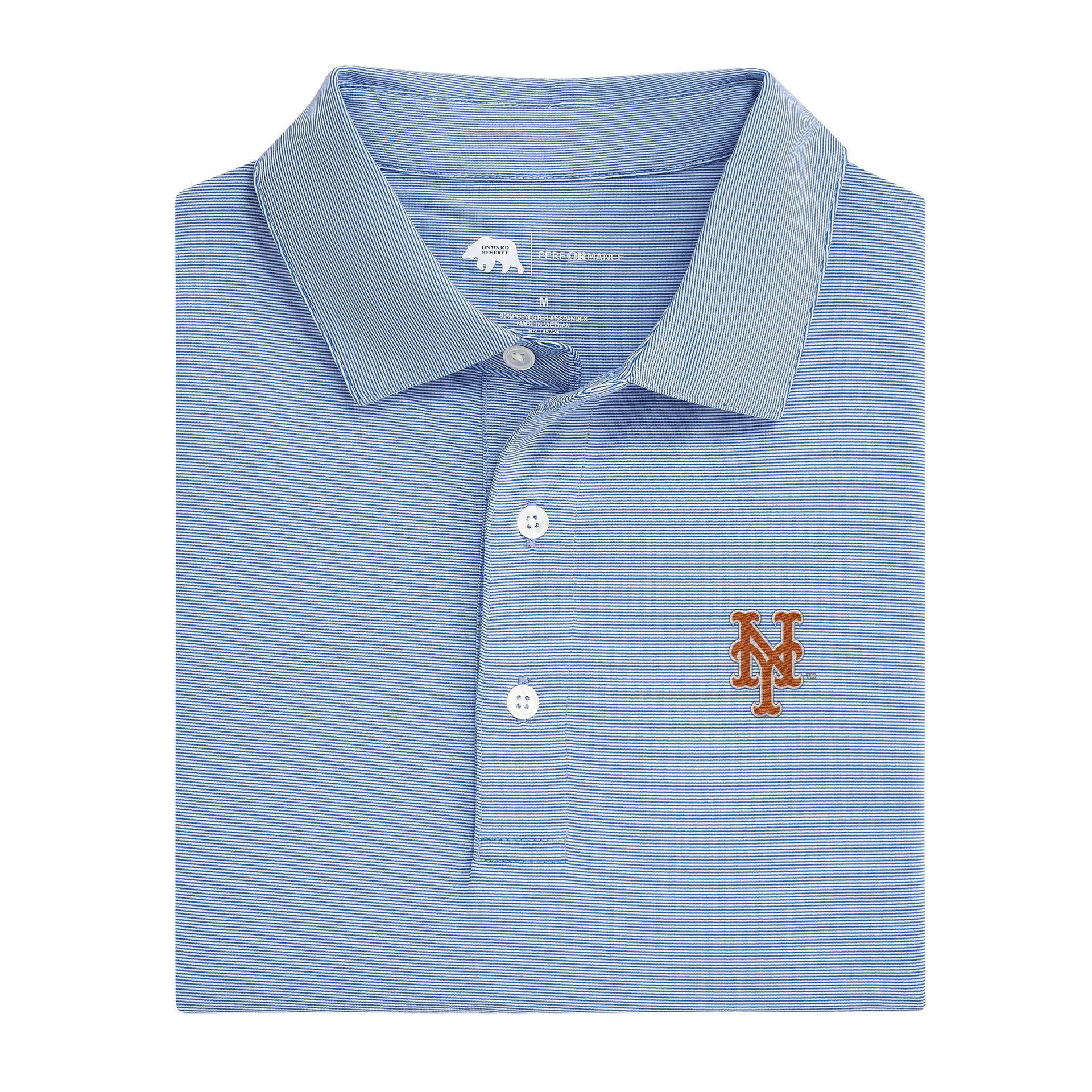 New York Mets Hairline Performance Polo – Onward Reserve