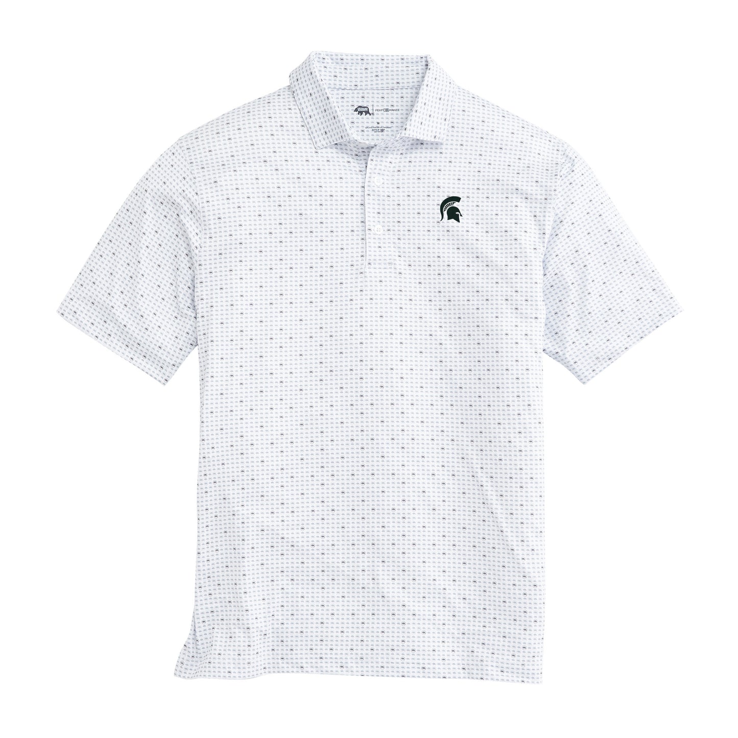 Michigan State Tour Logo Printed Performance Polo