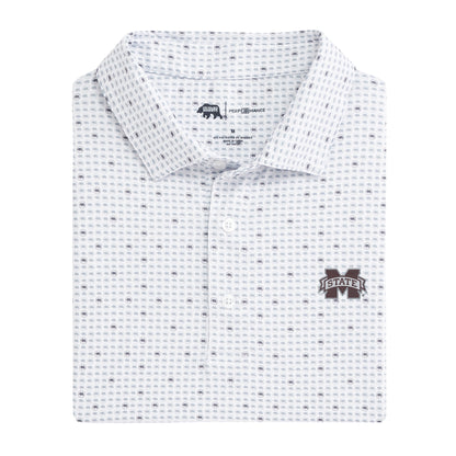 Mississippi State Tour Logo Printed Performance Polo