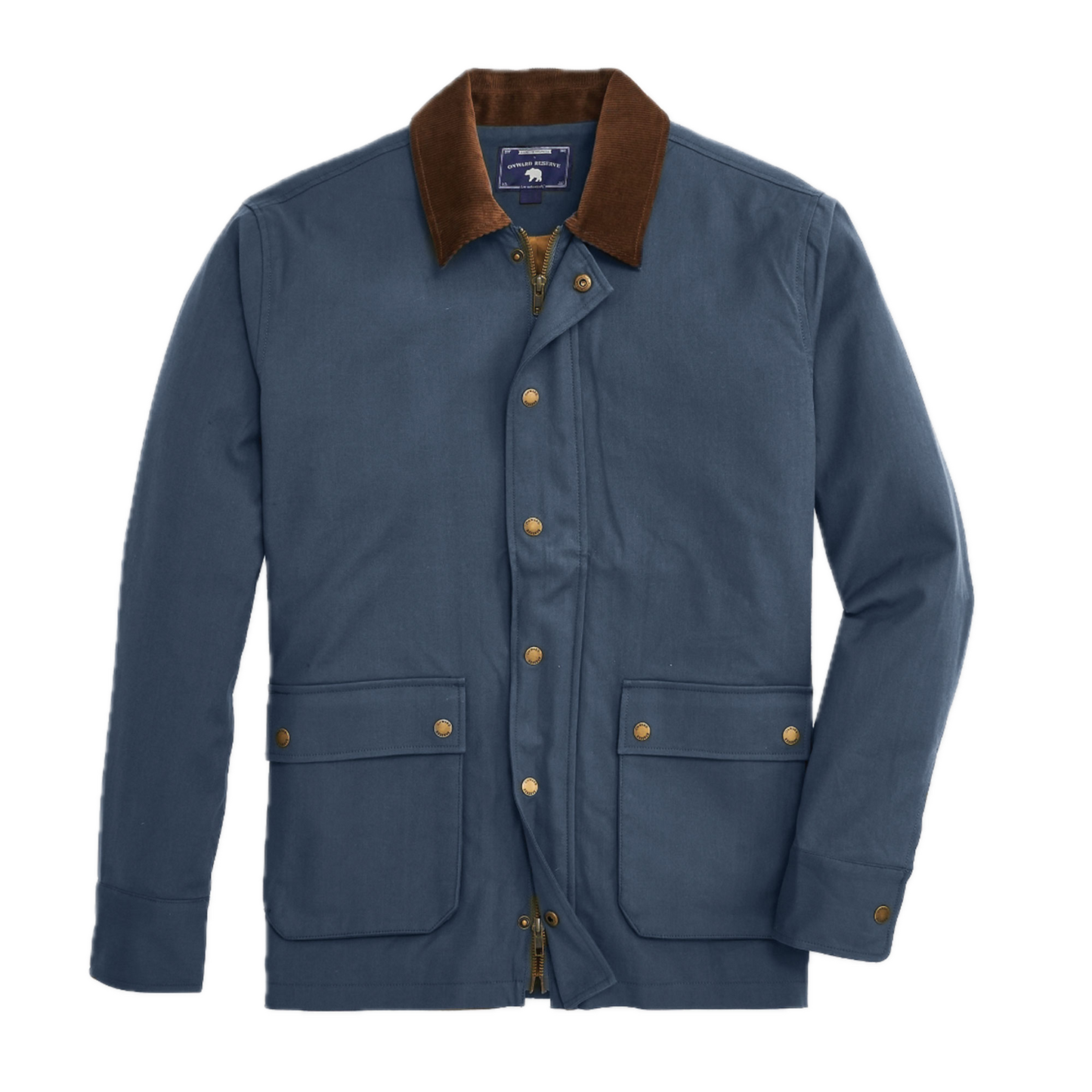 Red Hills Stretch Canvas Coat - Classic Navy