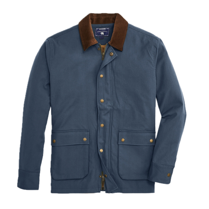 Red Hills Stretch Canvas Coat - Classic Navy