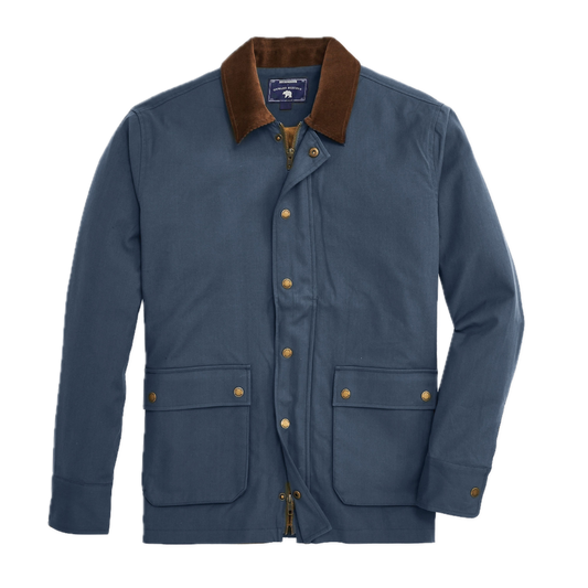 Red Hills Stretch Canvas Coat - Classic Navy