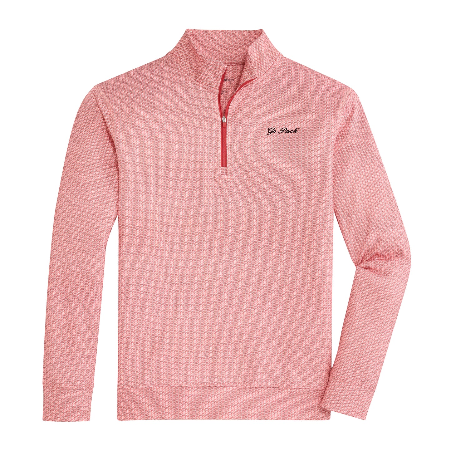 NC State Go Pack Printed Performance Pullover - White