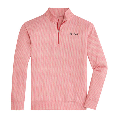 NC State Go Pack Printed Performance Pullover - White