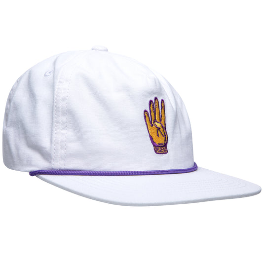 Purple Fours Up Rope Hat