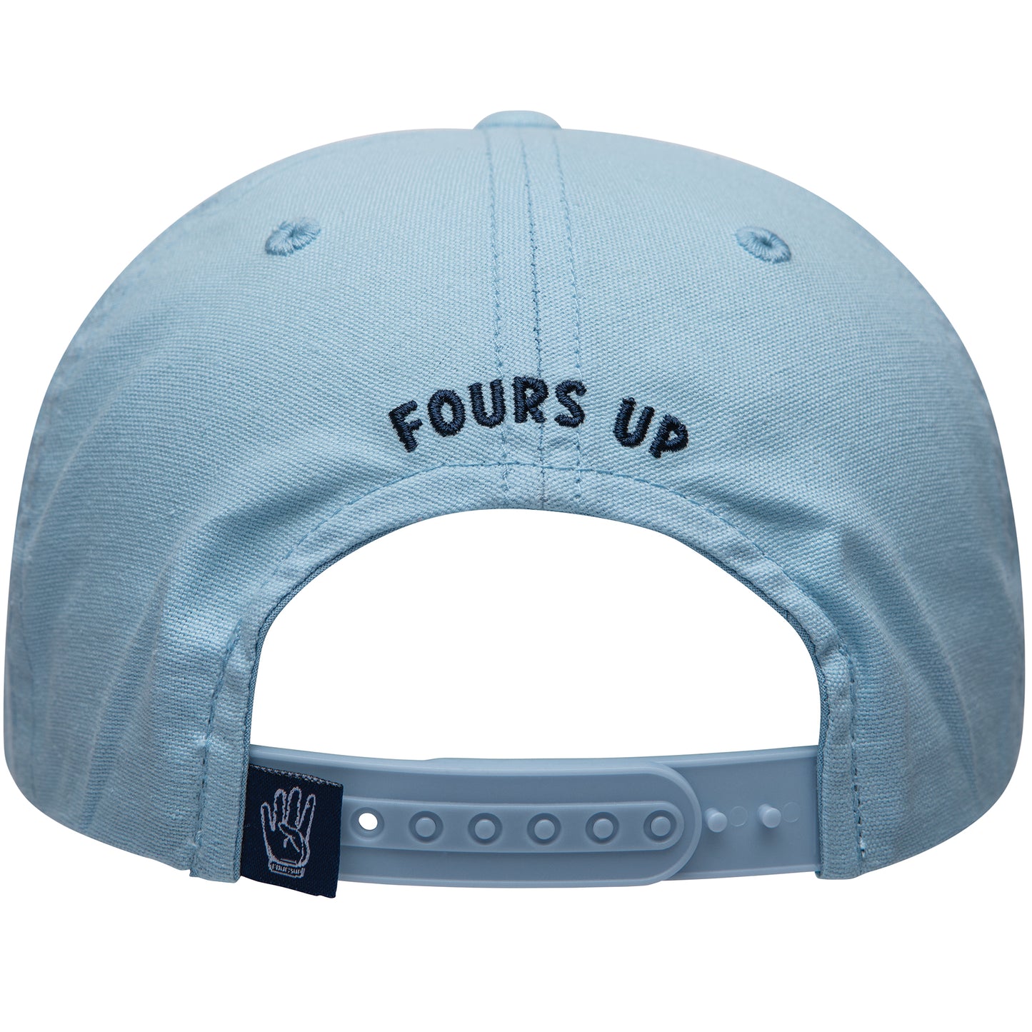 Blue Fours Up Rope Hat