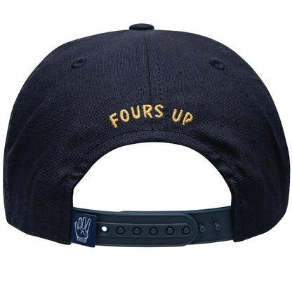 Classic Navy Fours Up Rope Hat