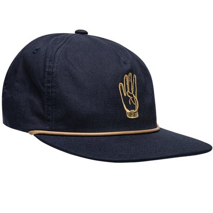 Classic Navy Fours Up Rope Hat