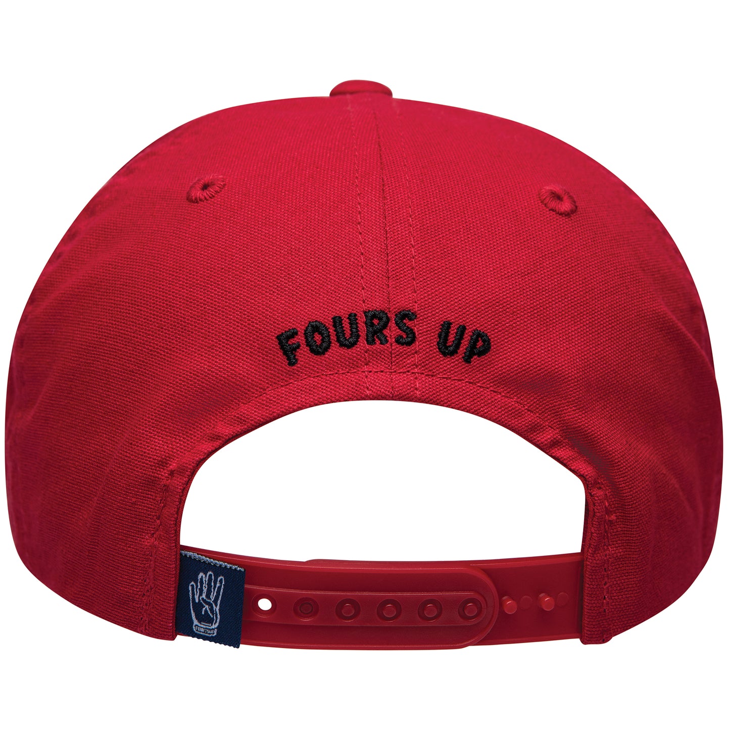 Red Fours Up Rope Hat