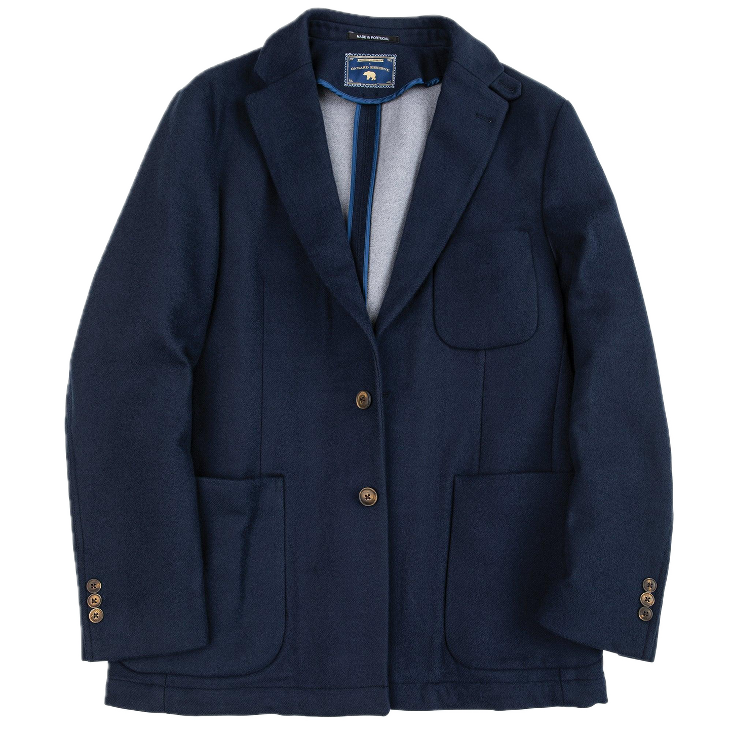 Reserve Cocktail Coat - Collegiate Blue