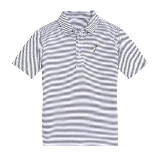 Braves Blooper Youth Birdie Polo - True Navy