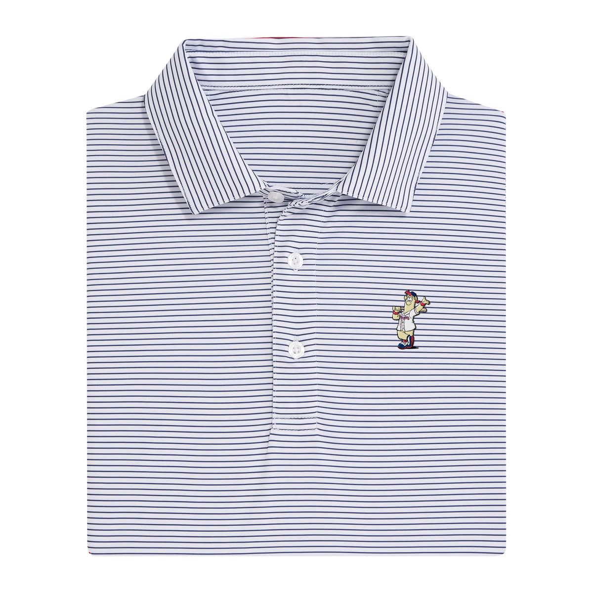 Braves Blooper Youth Birdie Polo - True Navy