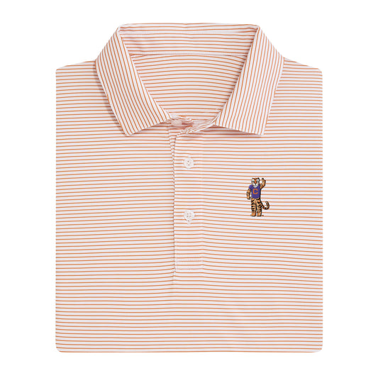 Clemson The Tiger Youth Birdie Polo - Orange