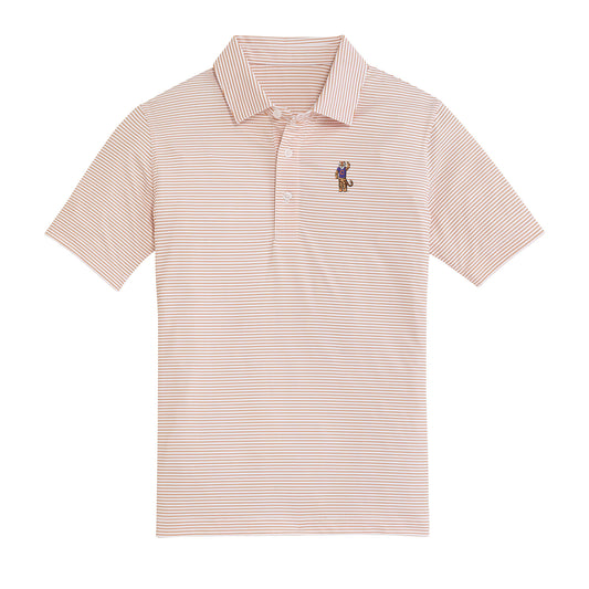 Clemson The Tiger Youth Birdie Polo - Orange