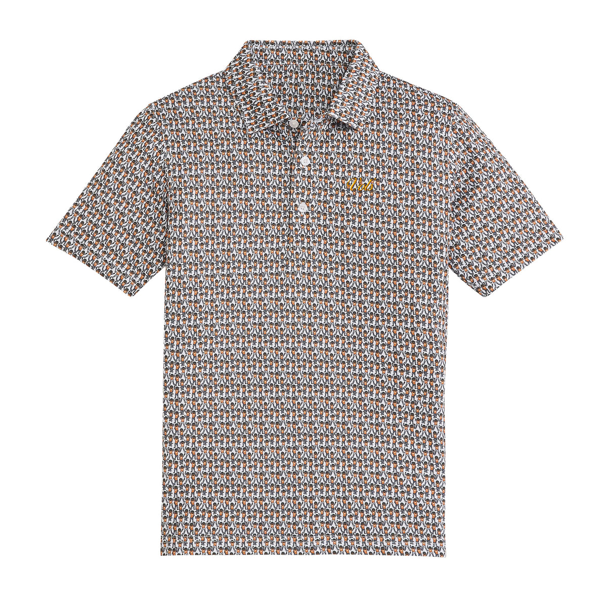 Tennessee Vols Vintage Script Youth Printed Polo - White