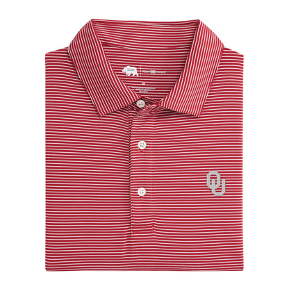 Birdie Stripe Oklahoma Performance Polo