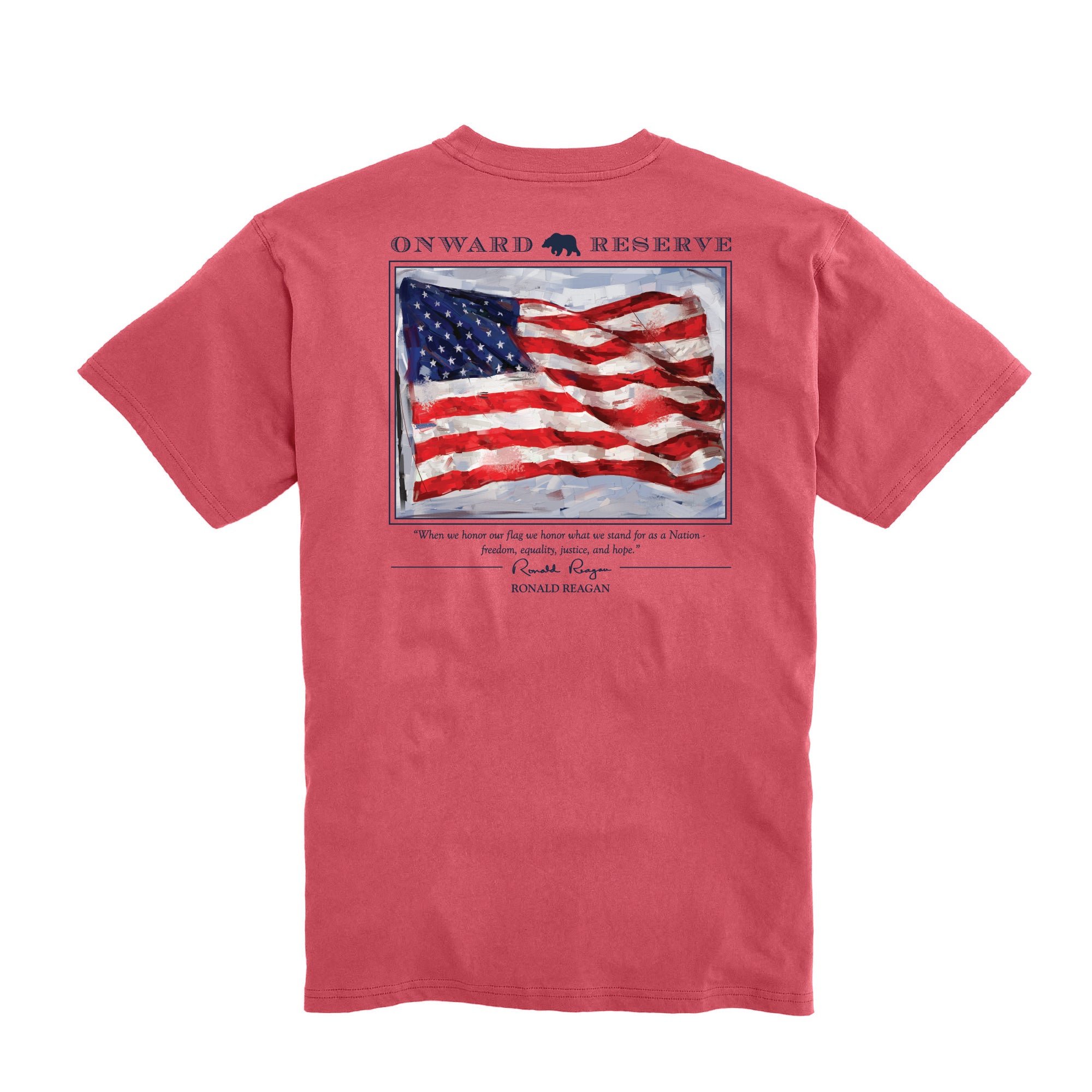 Old Glory Tee - Washed Red