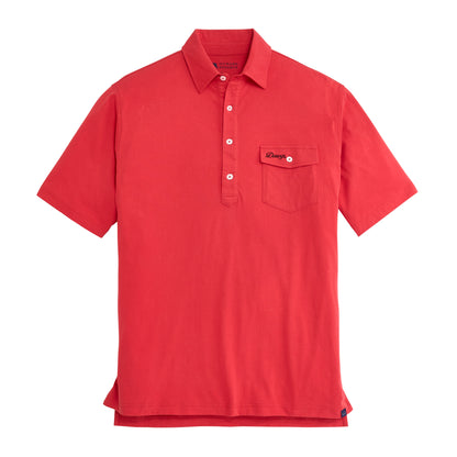 UGA Dawgs Vintage Script Old School Polo - Red