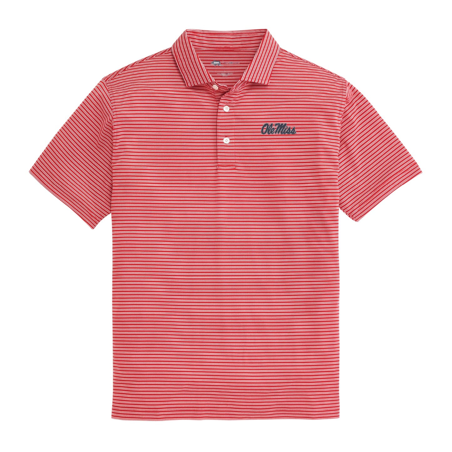 Pairing Stripe Ole Miss Performance Pique Polo