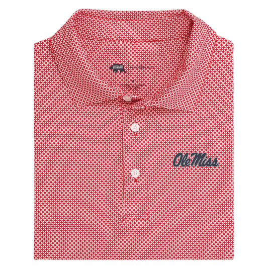 Ole Miss Scope Printed Performance Polo